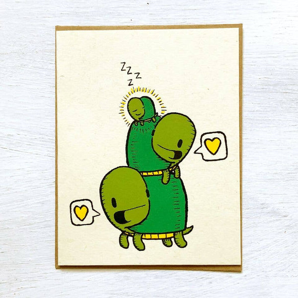 Turtles Baby Card