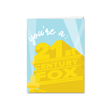 21ST CENTURY FOX Card | Mixtape Paper Co.