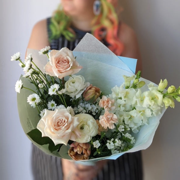 Soft Neutrals | Wrapped Mother's Day Bouquet